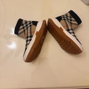 Stylish Kids Plaid Ankle Boots
